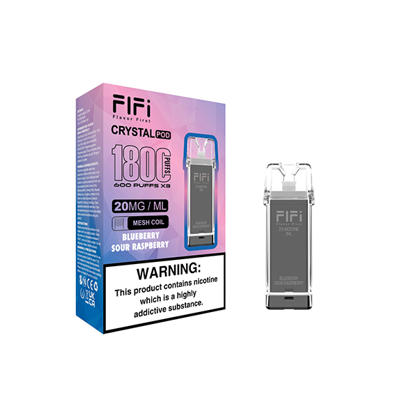 FLFI - Crystal Replacement Pods 1800 Puffs 2ml