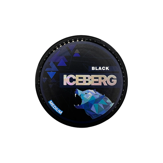 Iceberg - Black Nicotine Pouches 20mg - 20 Pouches