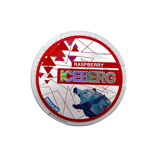 Iceberg - Raspberry Nicotine Pouches 20mg - 20 Pouches