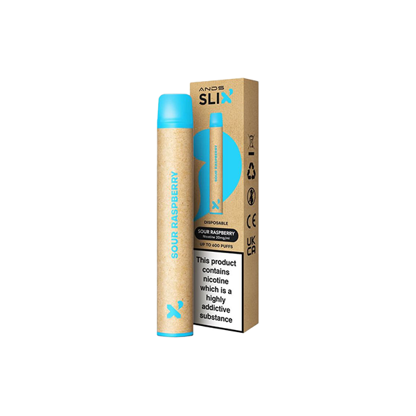 ANDS - Slix Recyclable Disposable Vape Device 600 Puffs 20mg