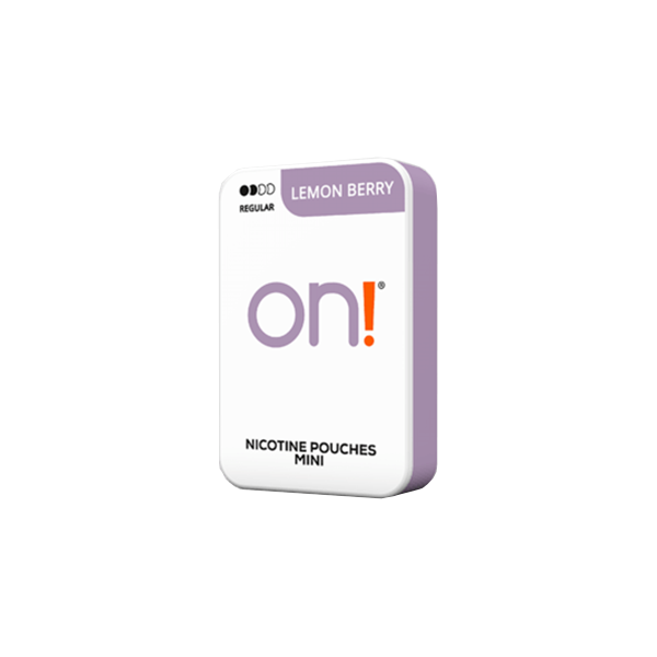 On! - Mini Regular Lemon Berry Nicotine Pouches 3mg - 20 Pouches