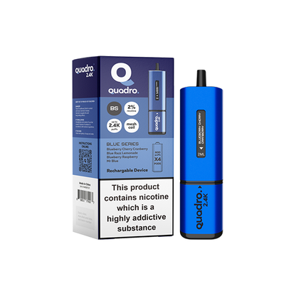 Quadro - 2.4K Pod Vape Kit 2400 Puffs 20mg