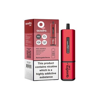 Quadro - 2.4K Pod Vape Kit 2400 Puffs 20mg