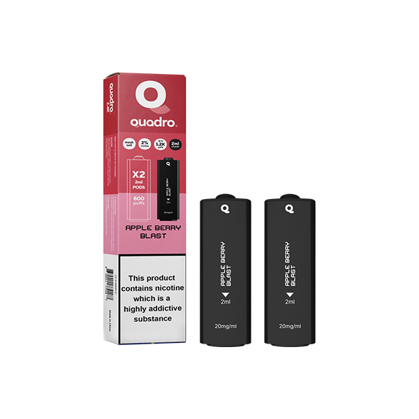 Quadro - 2.4k Replacement Pods - 2ml 20mg