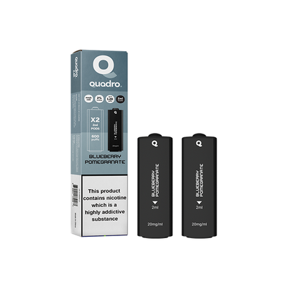 Quadro - 2.4k Replacement Pods - 2ml 20mg