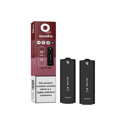 Quadro - 2.4k Replacement Pods - 2ml 20mg