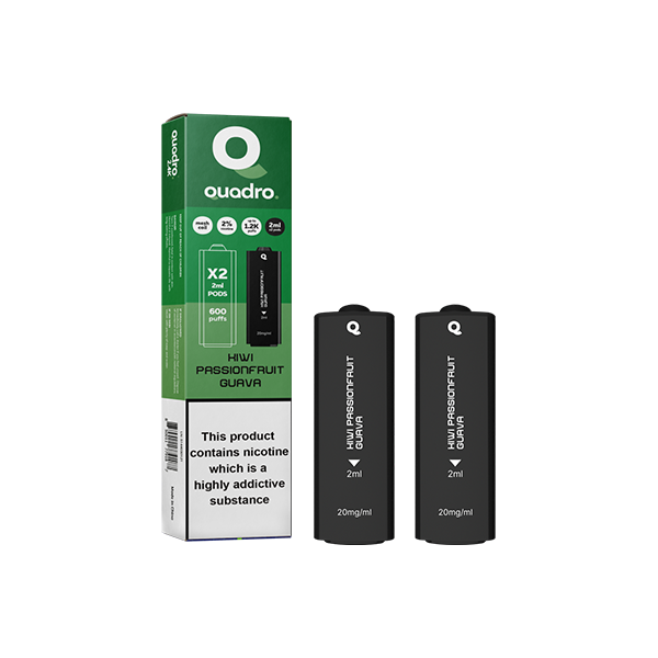 Quadro - 2.4k Replacement Pods - 2ml 20mg