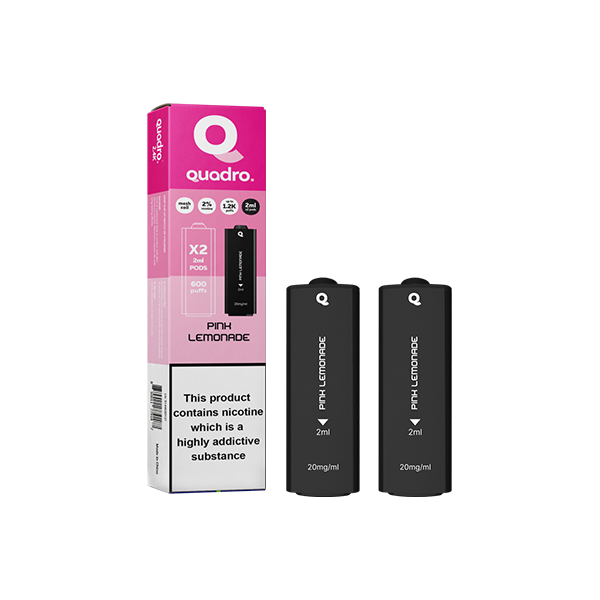 Quadro - 2.4k Replacement Pods - 2ml 20mg