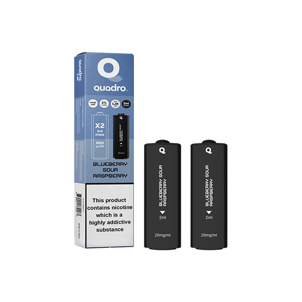 Quadro - 2.4k Replacement Pods - 2ml 20mg