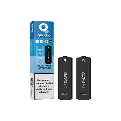 Quadro - 2.4k Replacement Pods - 2ml 20mg