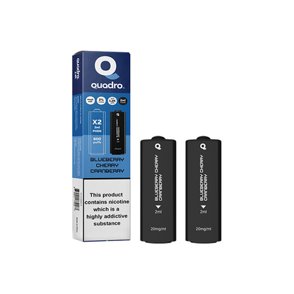 Quadro - 2.4k Replacement Pods - 2ml 20mg