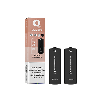 Quadro - 2.4k Replacement Pods - 2ml 20mg