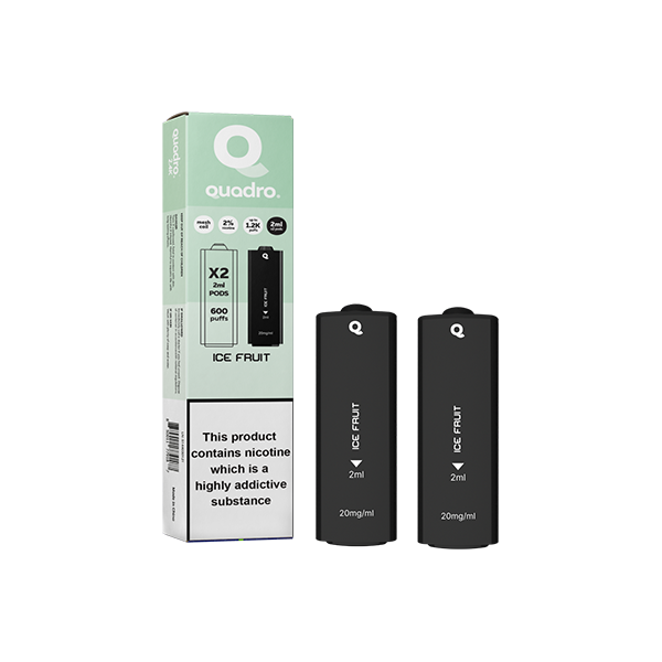 Quadro - 2.4k Replacement Pods - 2ml 20mg