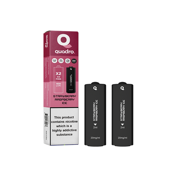 Quadro - 2.4k Replacement Pods - 2ml 20mg