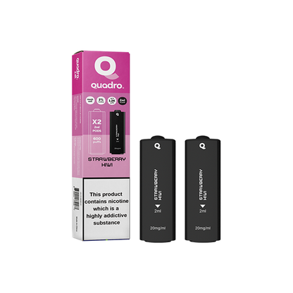 Quadro - 2.4k Replacement Pods - 2ml 20mg