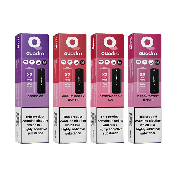 Quadro - 2.4k Replacement Pods - 2ml 20mg