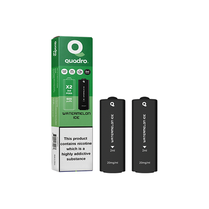 Quadro - 2.4k Replacement Pods - 2ml 20mg