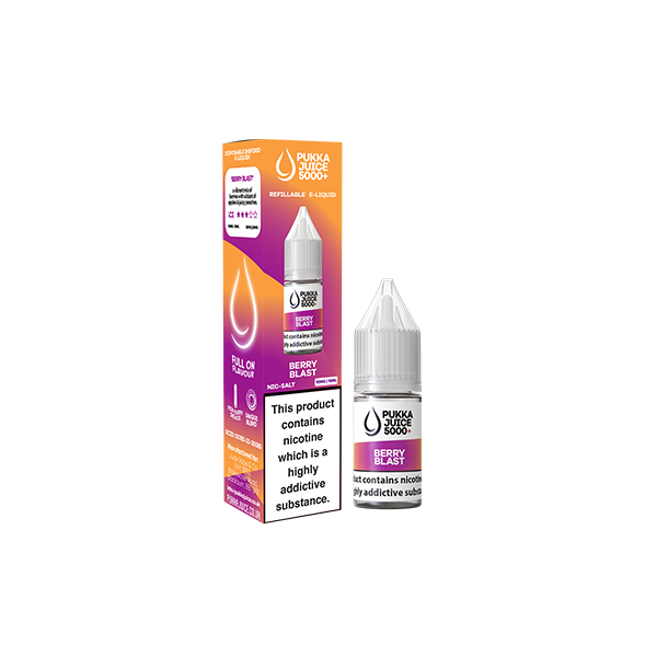 Pukka Juice - 5000+ 10ml Nic Salt (50VG/50PG) 10mg