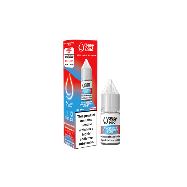 Pukka Juice - 5000+ 10ml Nic Salt (50VG/50PG) 10mg