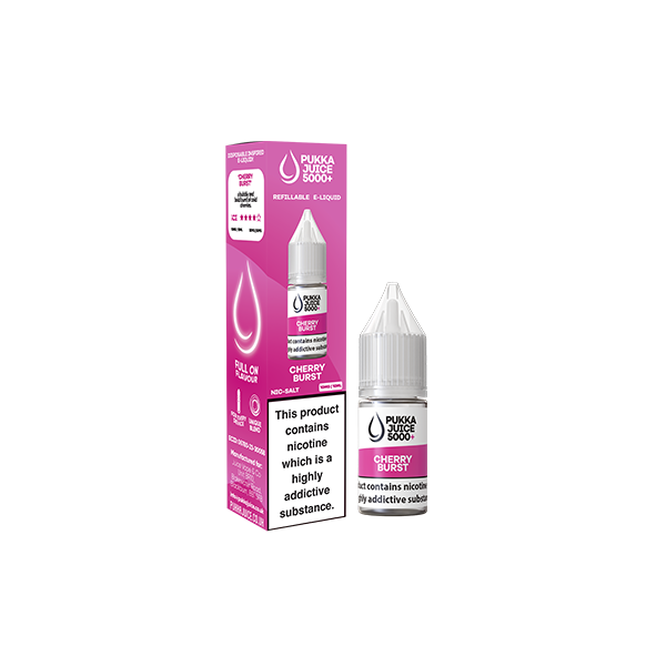 Pukka Juice - 5000+ 10ml Nic Salt (50VG/50PG) 20mg