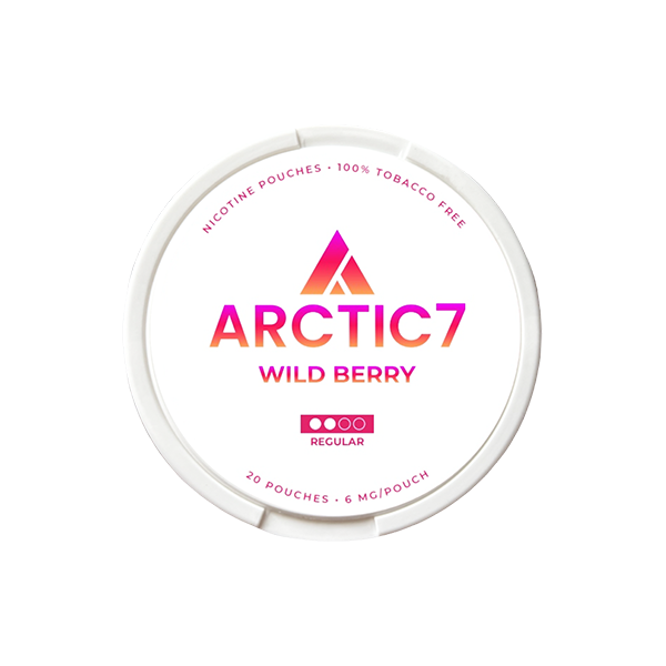 Arctic7 - Wild Berry Slim Nicotine Pouches 6mg - 20 Pouches