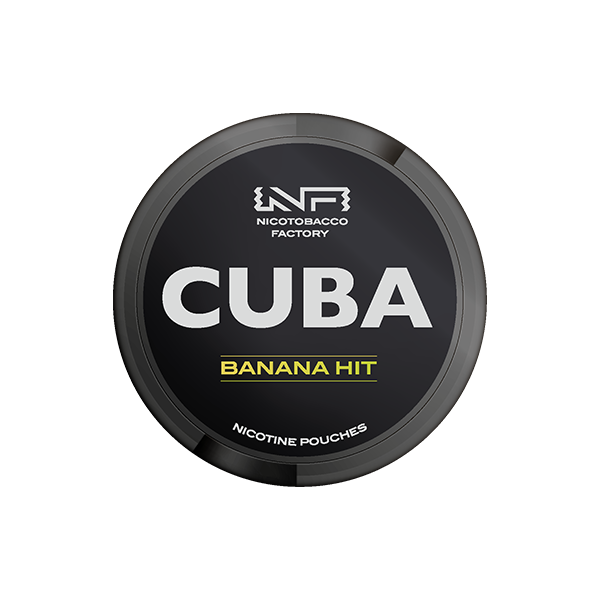 CUBA - Black Nicotine Pouches 43mg - 25 Pouches