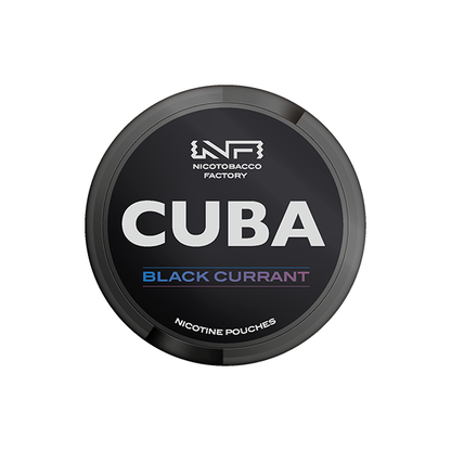 CUBA - Black Nicotine Pouches 43mg - 25 Pouches