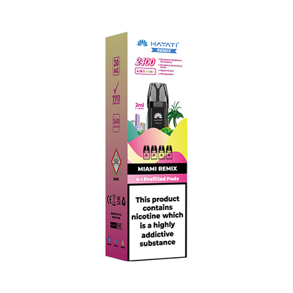 Hayati - Remix 2400 Replacement Pods 2400 Puffs 20mg