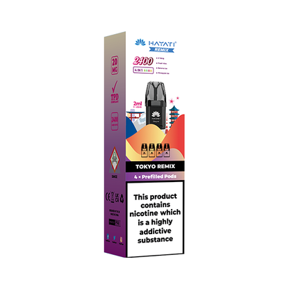 Hayati - Remix 2400 Replacement Pods 2400 Puffs 20mg