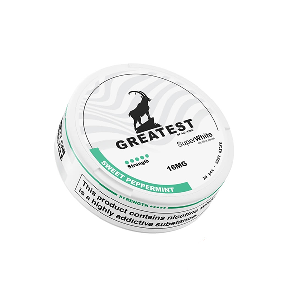 Greatest - Sweet Peppermint Nicotine Pouches 16mg - 20 Pouches