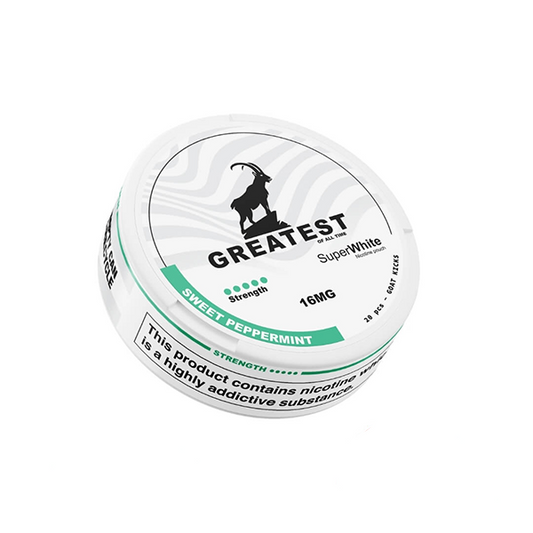 Greatest - Sweet Peppermint Nicotine Pouches - 20 Pouches 16mg