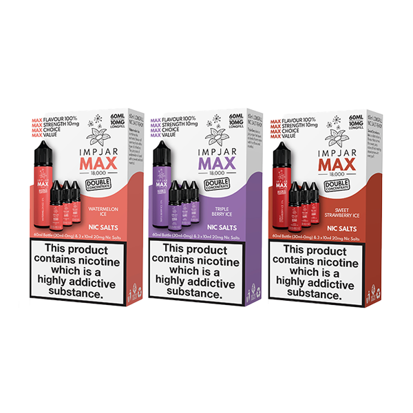 Imp Jar - Max 60ml Longfill Includes 3x 20mg Nic Salts