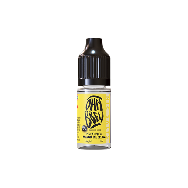 Ohm Brew - Balanced Blend 10ml Nic Salts (50VG/50PG) 6mg