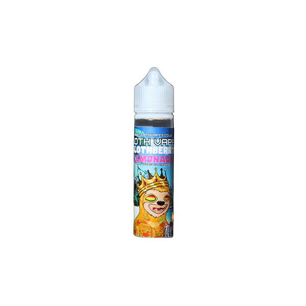 Sloth Vapes - 50ml Shortfill (70VG/30PG) (1 Free Nic Shot Per Shortfill) 0mg