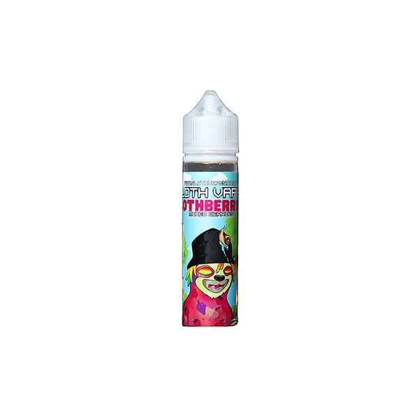 Sloth Vapes - 50ml Shortfill (70VG/30PG) (1 Free Nic Shot Per Shortfill) 0mg