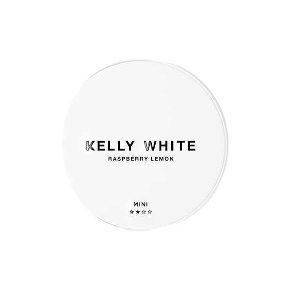 Kelly White - Mini Medium - Raspberry Lemon Nicotine Pouches - 20 Pouches 8mg