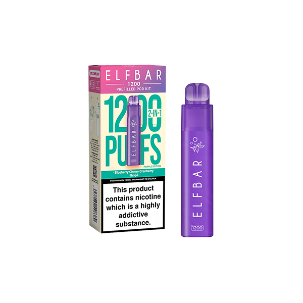 ELF Bar - 1200 Multi Edition Prefilled Pod Kit 1200 Puffs 20mg