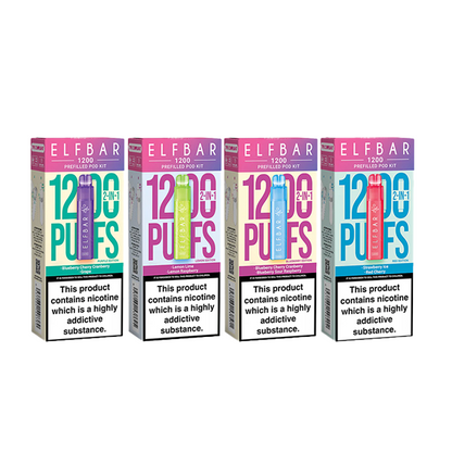 ELF Bar - 1200 Multi Edition Prefilled Pod Kit 1200 Puffs 20mg