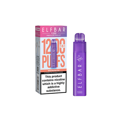 ELF Bar - 1200 Prefilled Pod Kit 1200 Puffs 20mg