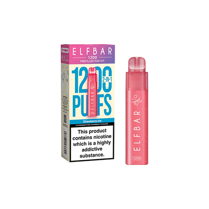 ELF Bar - 1200 Prefilled Pod Kit 1200 Puffs 20mg