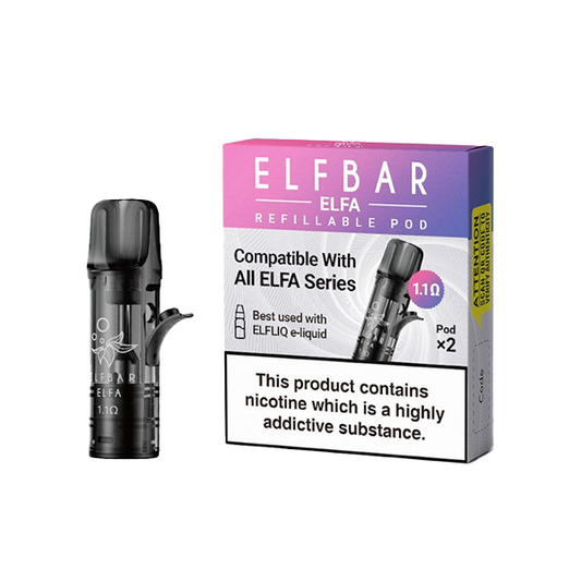 Elf Bar - ELFA Empty Refillable Pods 2ml - 2 pcs