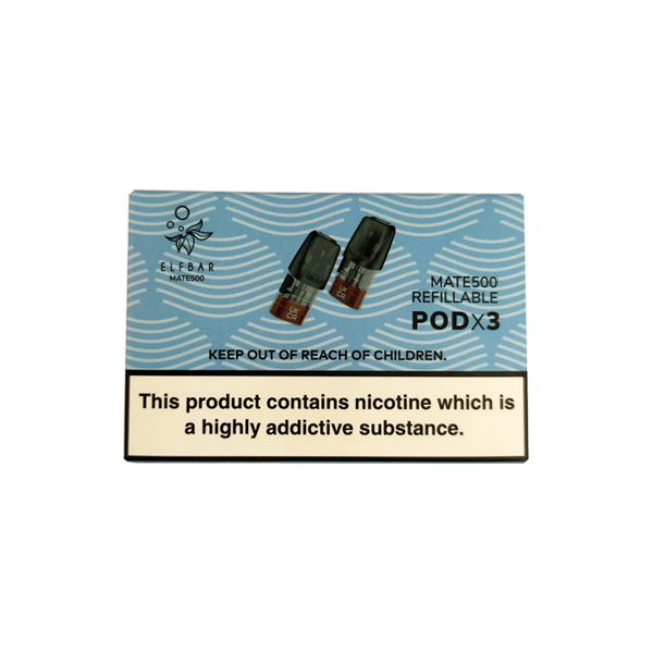 Elf Bar - Mate 500 Replacement Refillable Pods 2ml