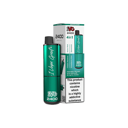 IVG - 2400 Disposable Vapes 2400 Puffs - 4 in 1 Multi-Edition 20mg