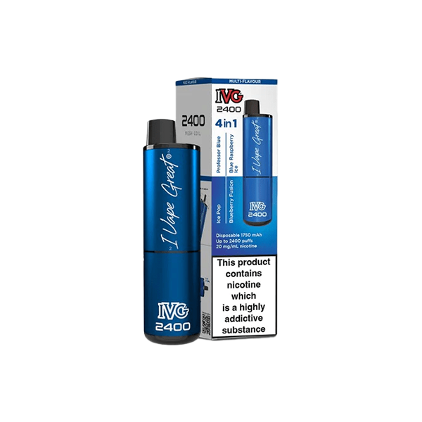 IVG - 2400 Disposable Vapes 2400 Puffs - 4 in 1 Multi-Edition 20mg