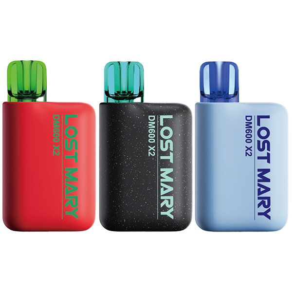 Lost Mary - DM600 X2 Disposable Pod Kit 1200 Puffs - Twin Pack 20mg