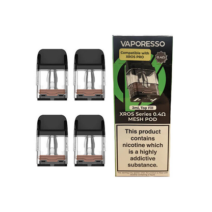 Vaporesso - XROS Series Corex 2.0 Replacement Pods (0.6Ω/0.8Ω/1.0Ω/1.2Ω) 2ml