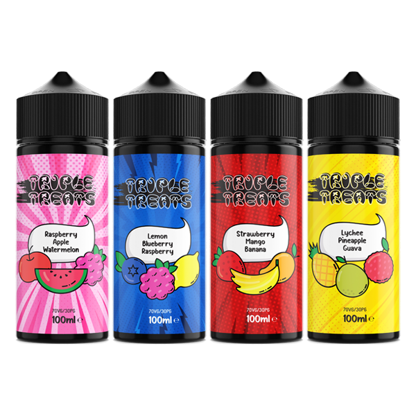 Triple Treats - 100ml Shortfill 0mg (70VG/30PG)