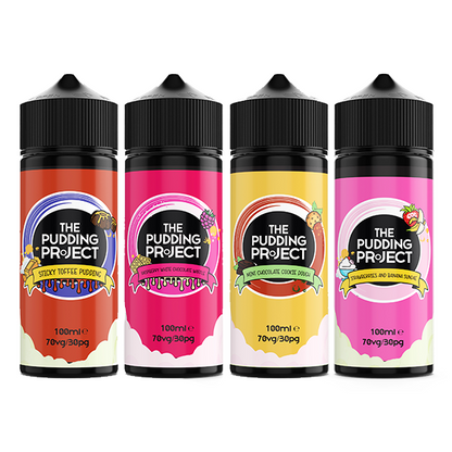 Pudding Project - E-liquid Shortfill 100ml (70VG/30PG) 0mg