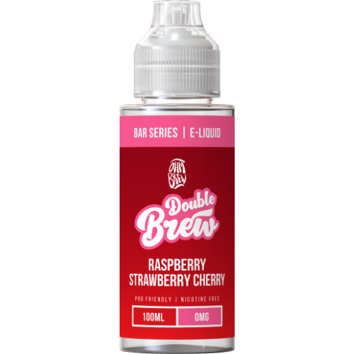 Double Brew - Raspberry Strawberry Cherry - Shortfill 100ml