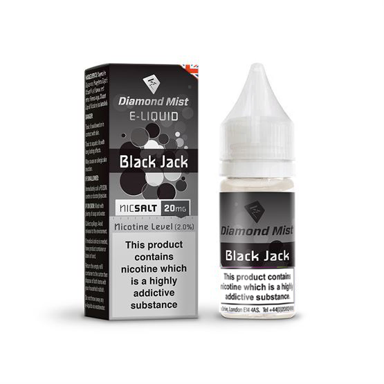 Diamond Mist Nic Salt - Black Jack